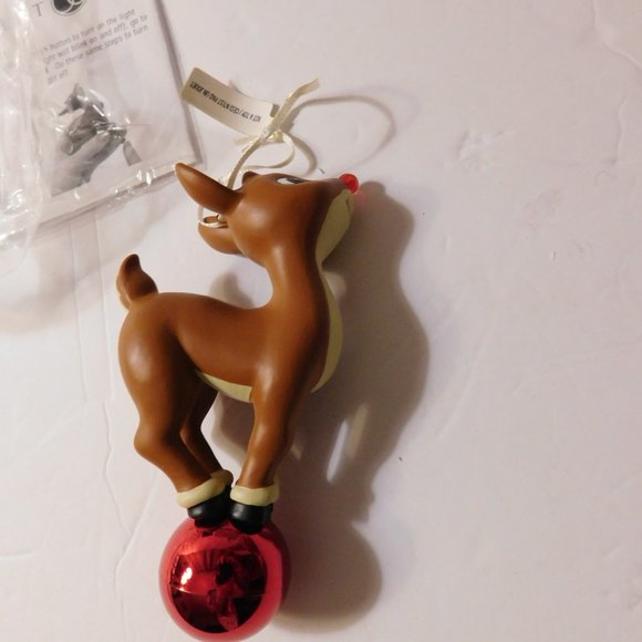 Snowbabies Rudolph The Red Nosed Reindeer Guest Collection Ornament Dept 56 - Picture 9 of 13